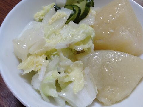 離乳食完了期　冬瓜白菜きゅうりのコンソメ風味